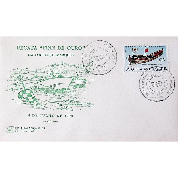 1970 Carimbo Comemorativo da Regata Finn de Ouro