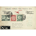 1940 1.º Voo VASP São Paulo - Itajaí (regresso) 1