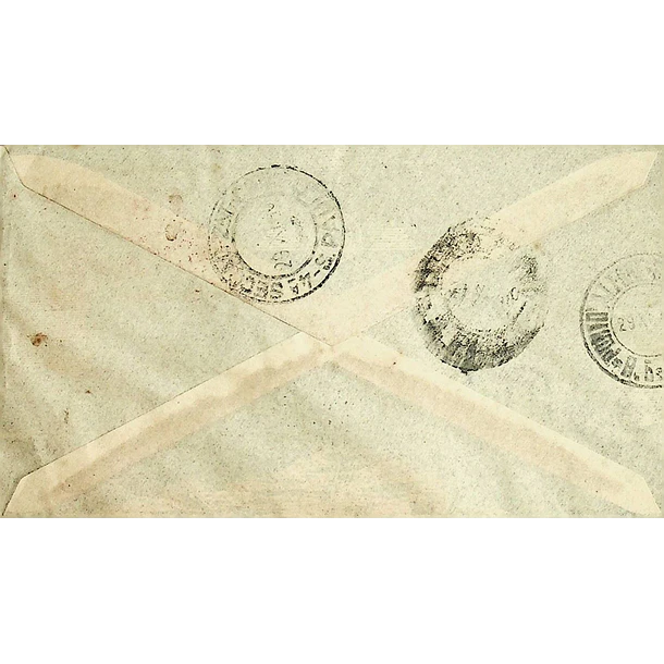1940 1.º Voo Postal VASP Porto Alegre - São Paulo