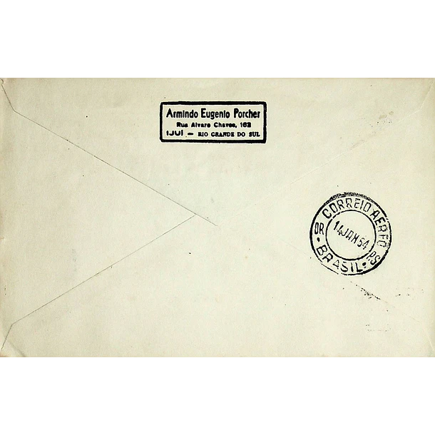 1954 1.º Voo Varig Ijuí - Porto Alegre