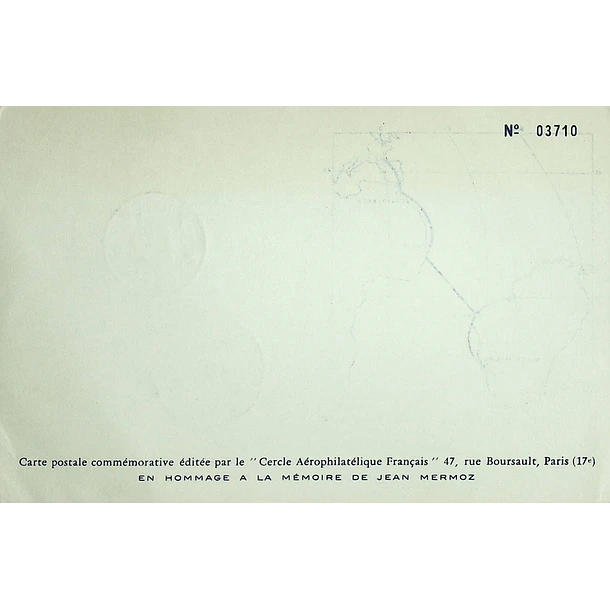 1961 Carimbo Comemorativo em Homenagem a Jean Mermoz 4