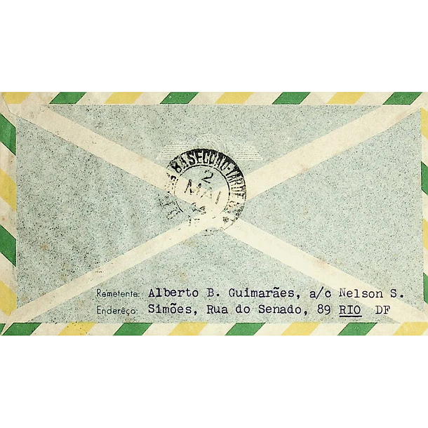 1944 1.º Voo Noturno Panair Rio de Janeiro - São Paulo