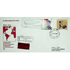 1974 Carimbo Comemorativo do 40º aniversário da ligação aérea da Lufthansa ao Brasil 1
