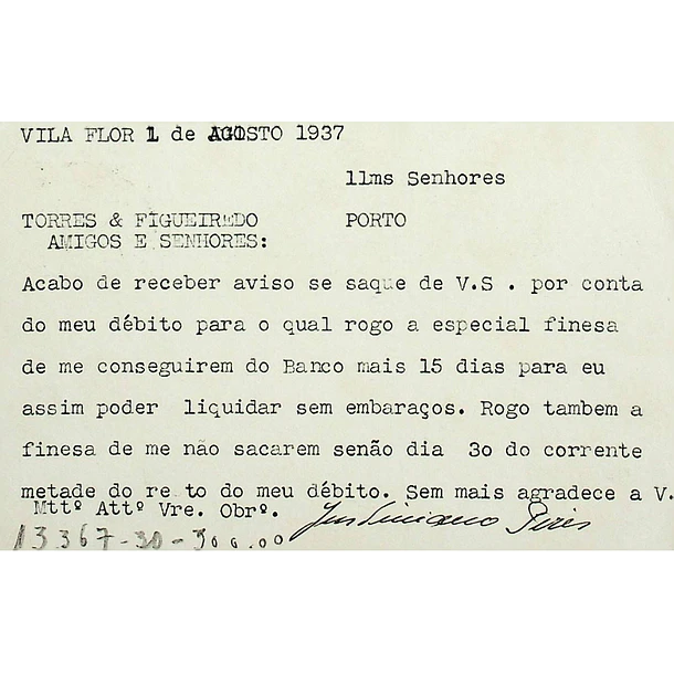 1937 Bilhete Postal Inteiro «Tudo pela Nação» de 25 c. azul enviado de Vila Flor para o Porto