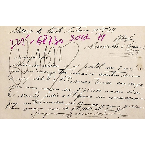 1938 Bilhete Postal Inteiro «Tudo pela Nação» de 25 c. azul enviado do Sabugal para o Porto
