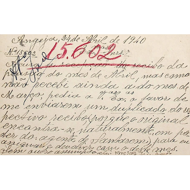 1940 Bilhete Postal Inteiro «Tudo pela Nação» de 25 c. azul enviado de Angeja para Lisboa