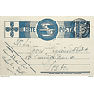 1937 Bilhete Postal Inteiro «Tudo pela Nação» de 25 c. azul enviado de Cabeceiras de Basto para Lisboa