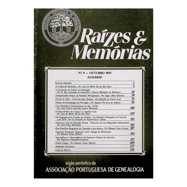 Revista Raízes & Memórias n.º 09