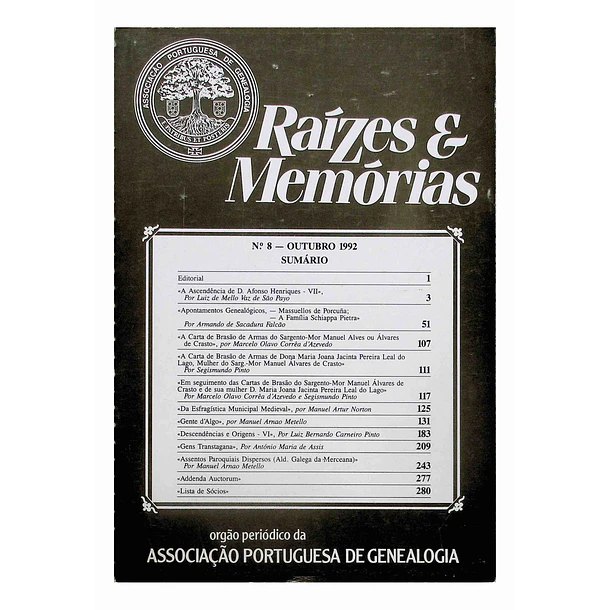 Revista Raízes & Memórias n.º 08