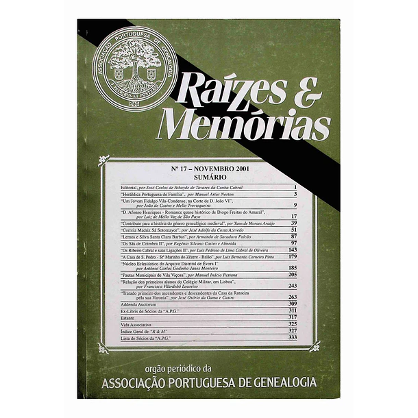 Revista Raízes & Memórias n.º 17
