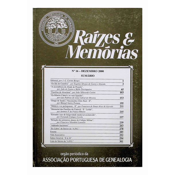 Revista Raízes & Memórias n.º 16