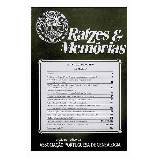 Revista Raízes & Memórias n.º 13
