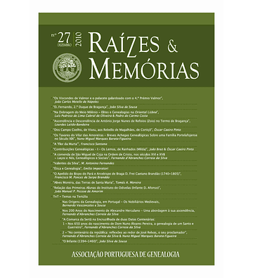 Revista Raízes & Memórias n.º 27