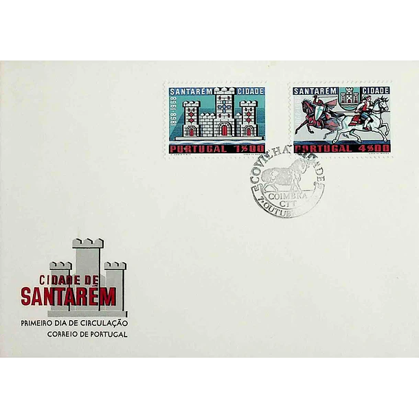 1970 FDC Centenário da Cidade de Santarém