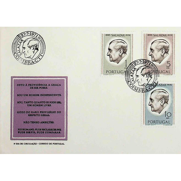 1971 FDC Salazar