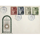 1954 FDC  4º Centenário da Fundação da Cidade de São Paulo 2