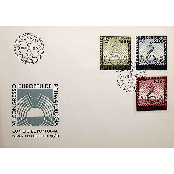 1967 FDC 6º Congresso Europeu de Reumatologia
