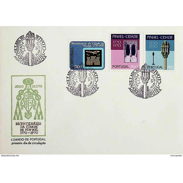1972 FDC Bicentenário da Cidade de Pinhel