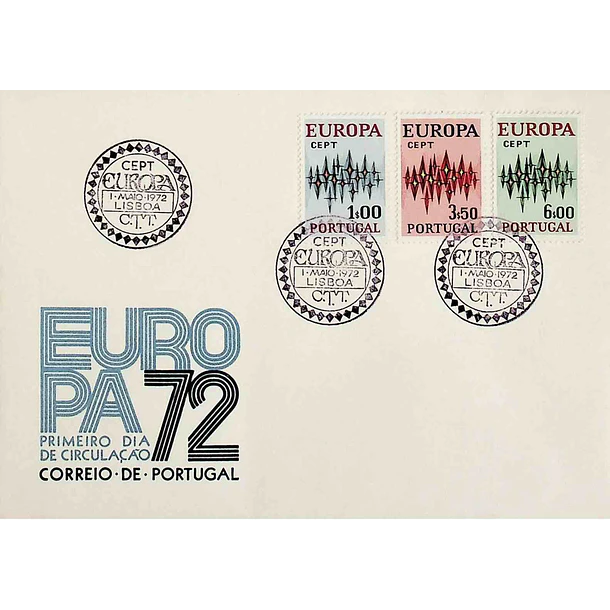 1972 FDC Europa CEPT