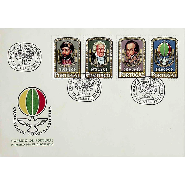 1972 FDC 150º Aniversário da Independência do Brasil