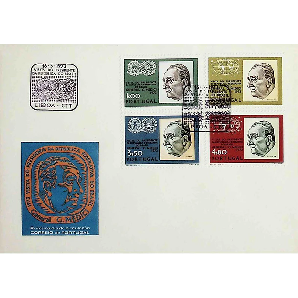 1973 FDC Visita do Presidente Médici