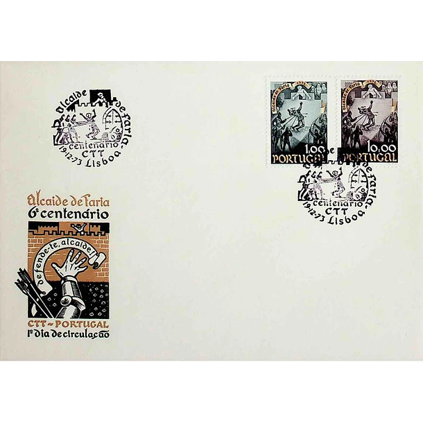 1973 FDC 6º Centenário do Feito de Nuno Gonçalves de Faria