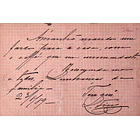 1889 Bilhete Postal Inteiro D. Luís I 10 r. Castanho escuro enviado de Lisboa para a Covilhã 2