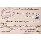 1901 Bilhete Postal Inteiro D. Carlos 25 r. Rosa enviado de Lisboa para Barmen 2