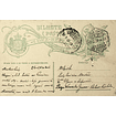 1908 Bilhete Postal Inteiro D. Carlos 10 r. Verde-azul escuro circulado em Lisboa