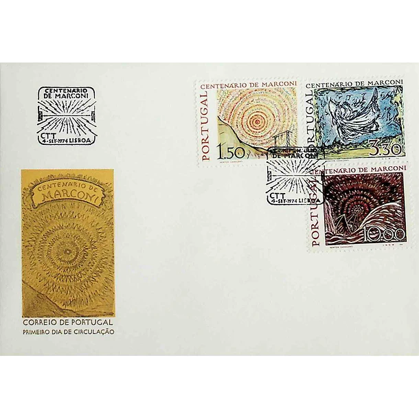 1974 FDC Centenário da Marconi