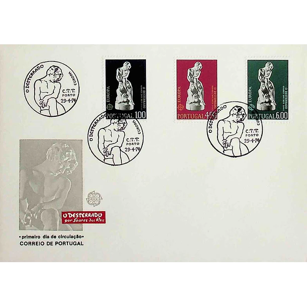 1974 FDC Europa CEPT - Escultura