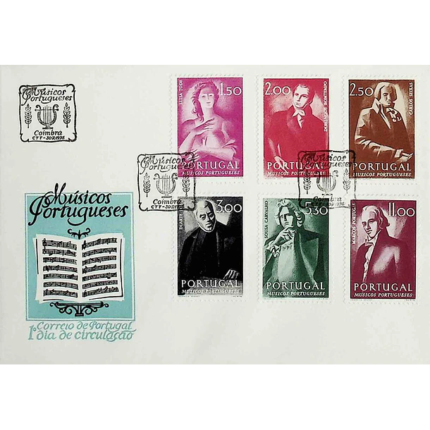 1974 FDC Músicos Portugueses