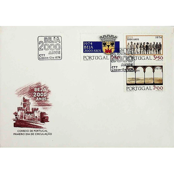 1974 FDC 20 Séculos da História de Beja