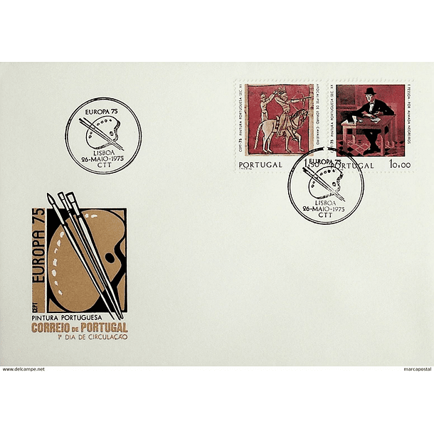 1975 FDC Europa CEPT - Pintura