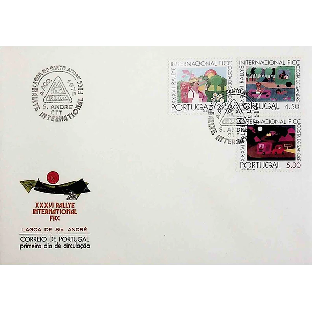 1975 FDC 35.º Rallye da Federação Internacional de Campismo e Caravanismo (FICC)