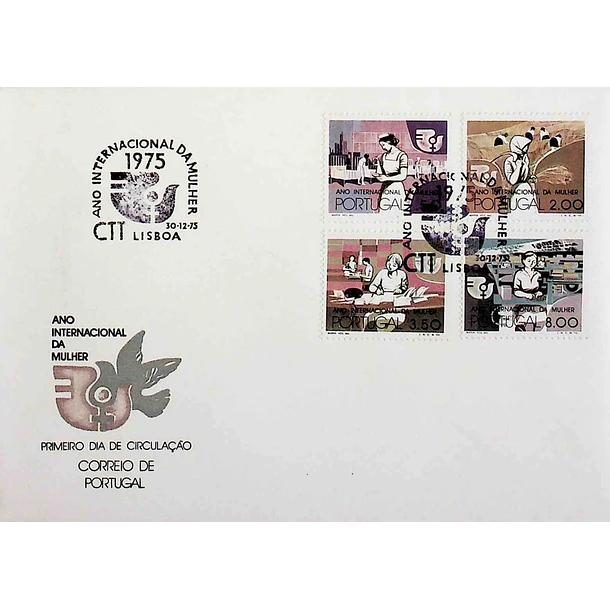 1975 FDC Ano Internacional da Mulher