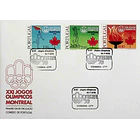 1976 FDC 21.º Jogos Olímpicos - Montreal 1976 1