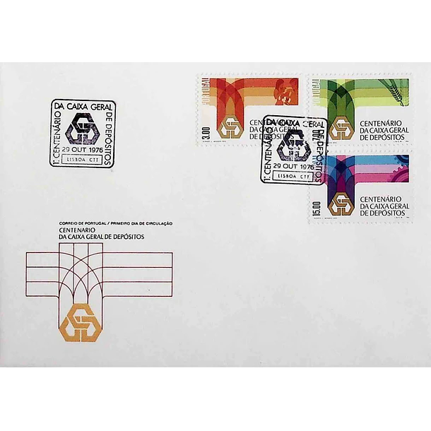 1976 FDC Centenário da Caixa Geral de Depósitos