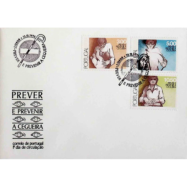 1976 FDC Dia Mundial da Saúde (Prever e Prevenir a Cegueira)