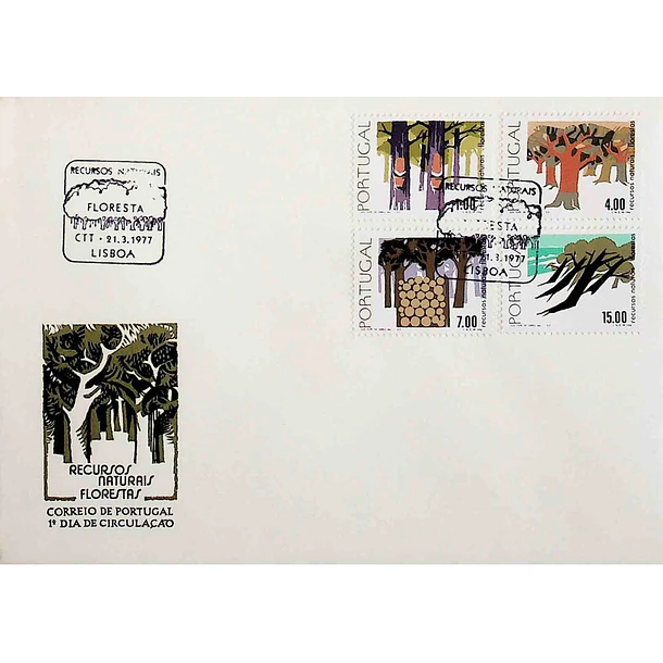 1977 FDC Florestas (Recursos Naturais)