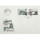 1977 FDC 1º Centenário do Caminho de Ferro a Norte do Rio Douro 2