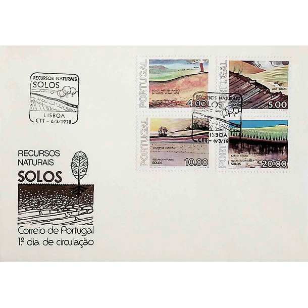 1978 FDC Solos (Recursos Naturais)