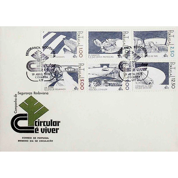 1978 FDC Segurança Rodoviária