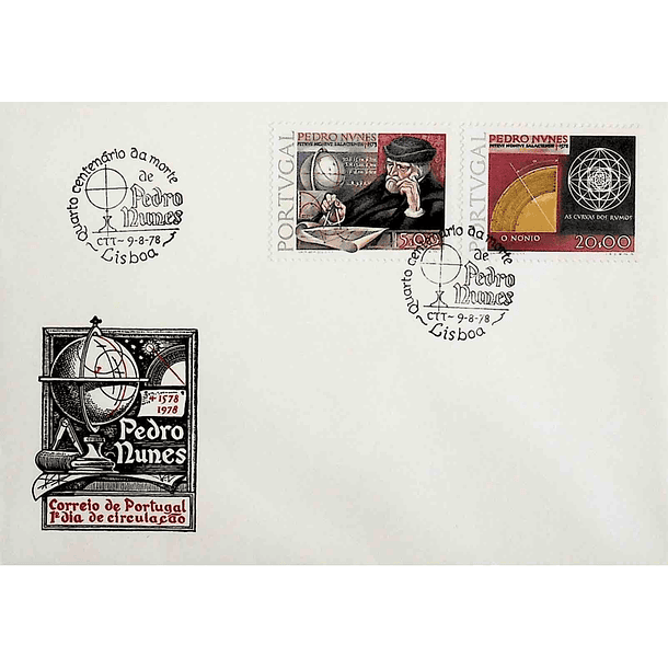 1978 FDC Centenário da Morte de Pedro Nunes