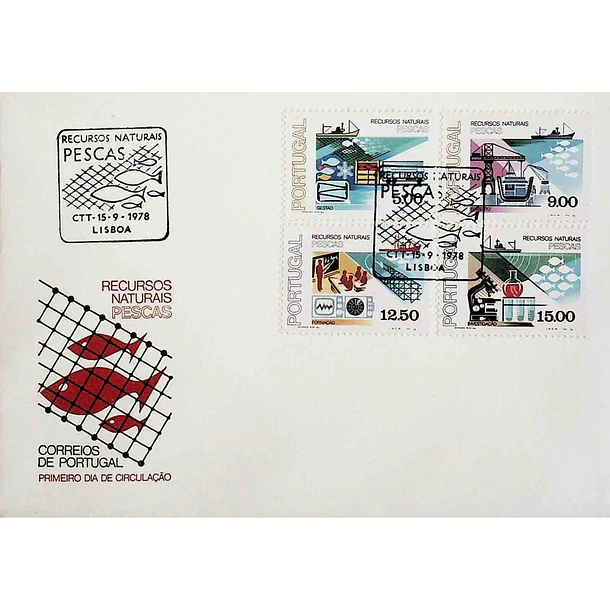 1978 FDC Pescas (Recursos Naturais)