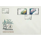 1978 FDC 30.º/25º Aniversário da Declaração Universal Direitos do Homem / Convenção Europeia Direitos do Homem 1