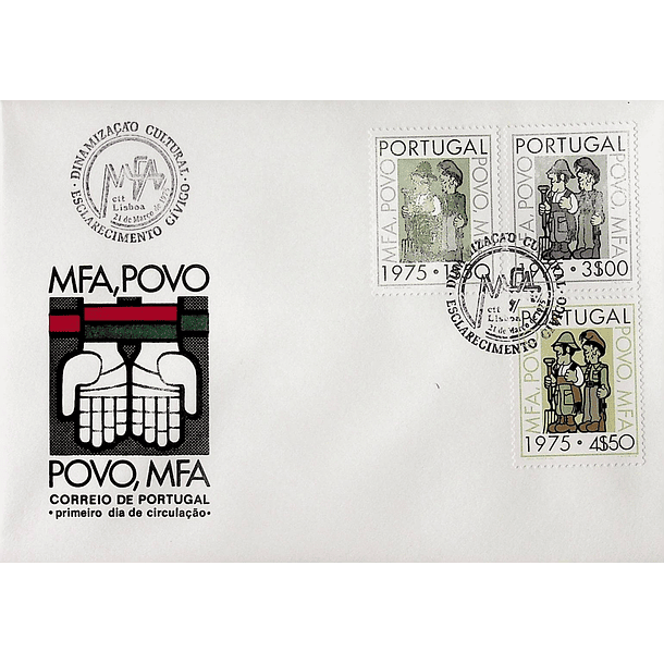 1975 FDC Campanha de Dinamização Cultural e Esclarecimento Cívico