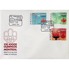 1976 FDC 21.º Jogos Olímpicos - Montreal 1976 2