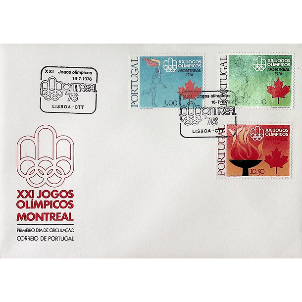 1976 FDC 21.º Jogos Olímpicos - Montreal 1976