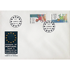 1977 FDC Entrada de Portugal para o Conselho da Europa 2